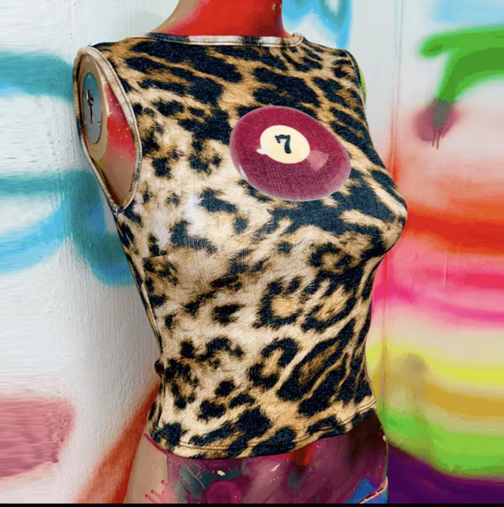 Leopard 7-Ball Top