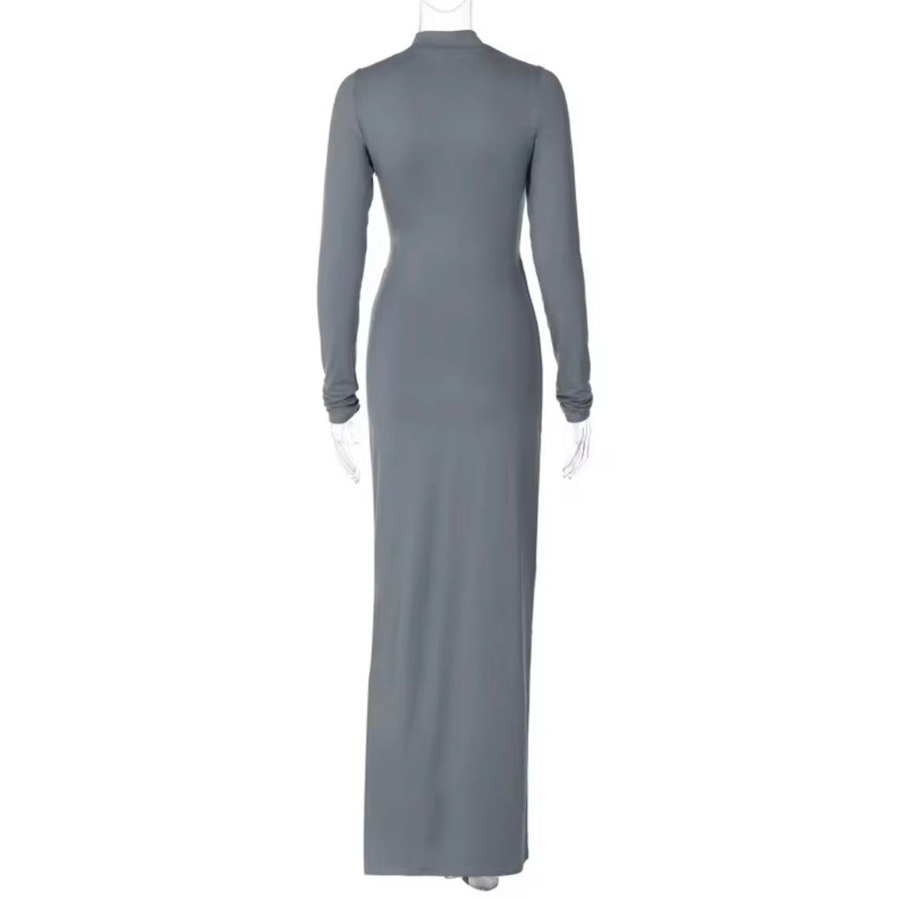 Sculpted Cut-Out Maxi Dress