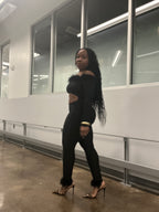 Midnight Luxe Cutout Jumpsuit