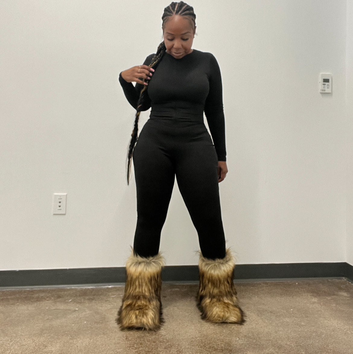 Plush Faux Fur Winter Boots