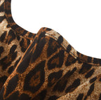 Leopard Print Stretch Jumpsuit