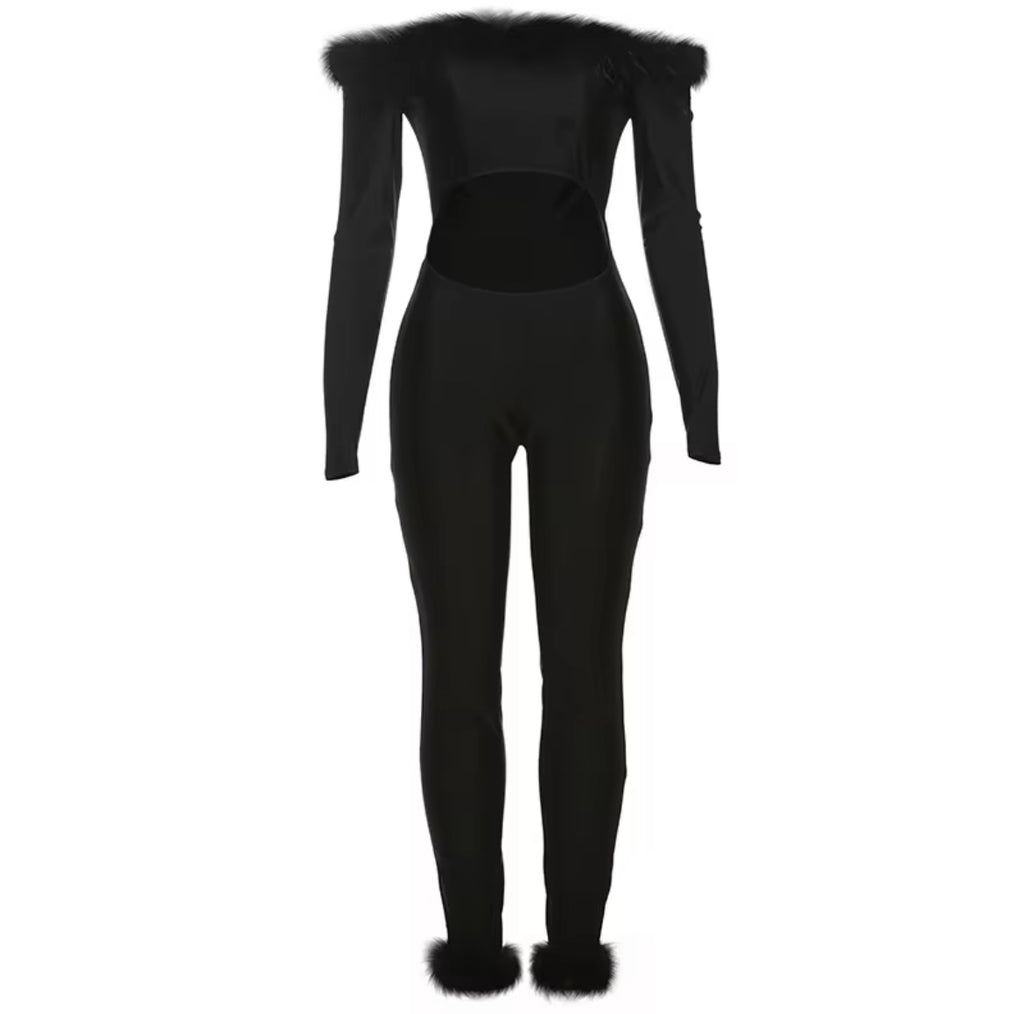 Midnight Luxe Cutout Jumpsuit