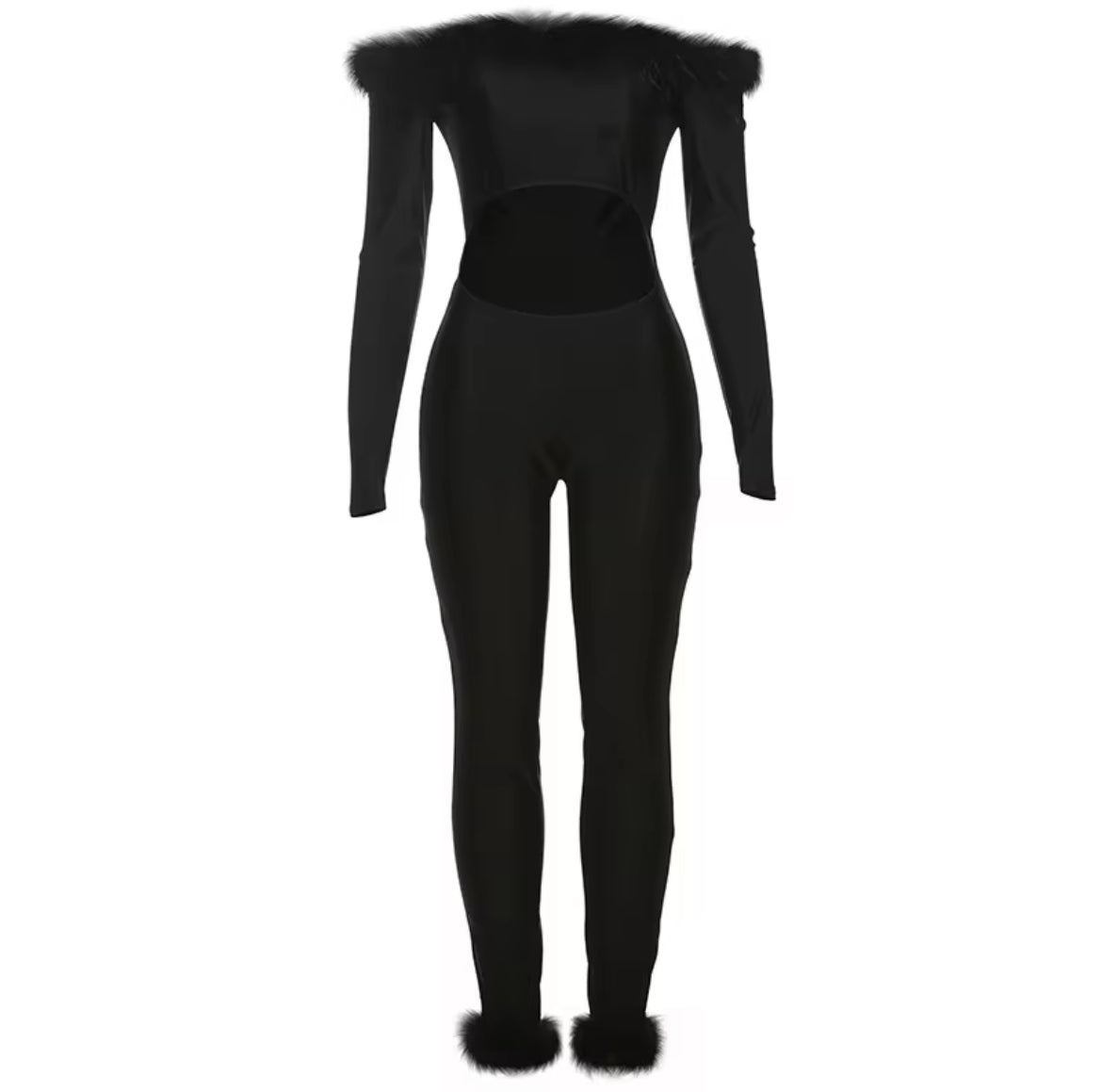 Midnight Luxe Cutout Jumpsuit