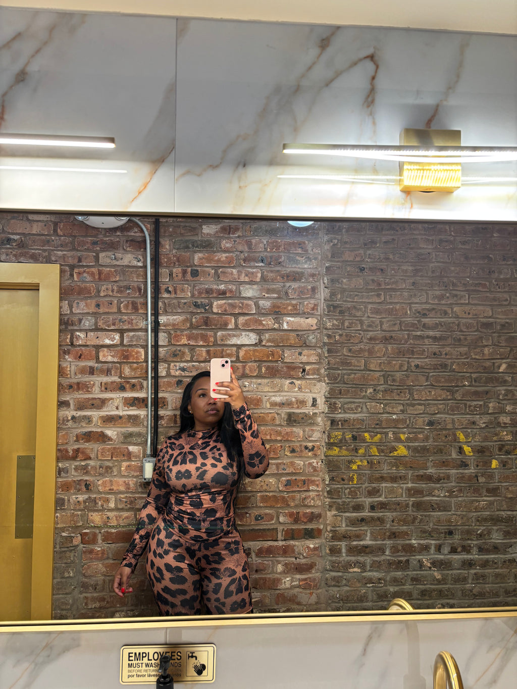 Leopard Print Two-Piece Set