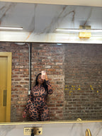 Leopard Print Two-Piece Set