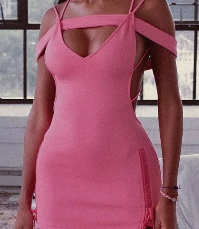 Pink Mini Dress