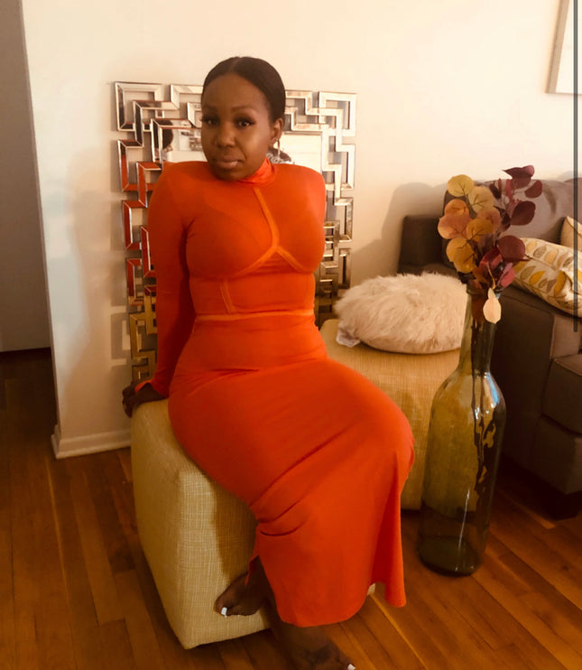 Long Sleeve Maxi Dress