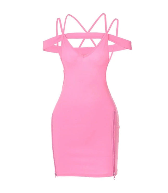 Pink Mini Dress